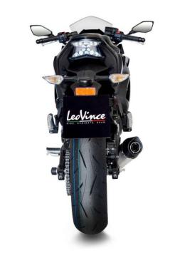 Leovince LV One Evo RVS Compleet 2in1 Uitlaatsysteem Kawasaki NINJA 650 2017 2020