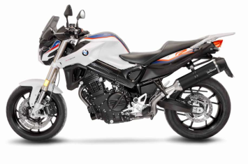 Leovince LV One Evo RVS Black Einddemper met E-keur BMW F 800 R 2017 > 2020