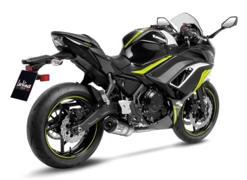 Leovince LV One Evo RVS Volledig Uitlaatsysteem met E-keur incl. Katalysator Kawasaki Ninja 650 2021 - 2025