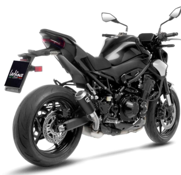 Leovince LV-10 Black Edition RVS Einddemper met E-keur Kawasaki Z900 / Z900 A2 model 2025 - 2026