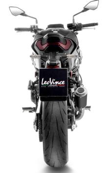 Leovince LV-10 Black Edition RVS Einddemper met E-keur Kawasaki Z900 / Z900 A2 model 2025 - 2026