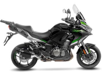 Leovince LV-14 R Black Edition RVS Slip-on Einddemper met E-keur Kawasaki Versys 1000 2019 - 2024