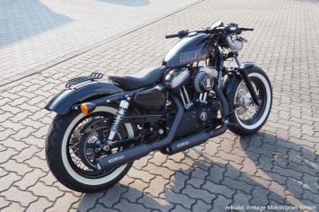 Miller Silverado II Slip-on Einddemper Set Polished of Matt Zwart met E-keur incl. Katalysator Harley Davidson Sportster XL1200 2014 - 2016