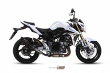 Mivv Suono RVS Black Slip-on Einddemper met E-keur Suzuki GSR 750 2011 > 2016