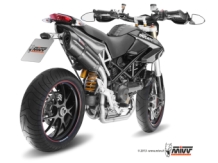 Mivv Suono RVS Black Slip-on Einddemper met E-keur Ducati Hypermotard 1100 2007 > 2009