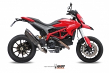 Mivv Suono RVS Black Slip-on Einddemper met E-keur Ducati Hypermotard 821 2013 > 2015