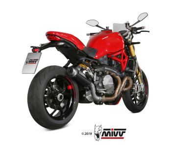 Mivv GP Pro Carbon Slip-on Einddemper met E-keur Ducati Monster 821 2018 > 2020
