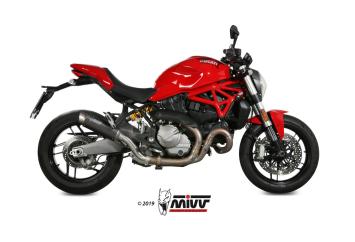 Mivv GP Pro RVS Black Slip-on Einddemper met E-keur Ducati Monster 821 2018 > 2020