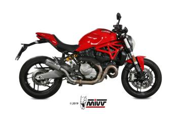 Mivv MK3 RVS Einddemper zonder E-keur Ducati Monster 821 2018 > 2020