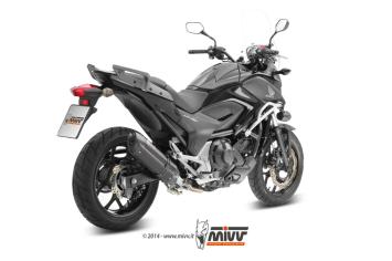 Mivv Suono RVS Black Slip-on Einddemper met E-keur Honda NC 750 S / X 2014 > 2015