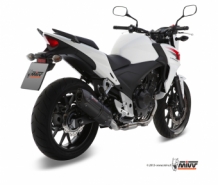 Mivv Suono RVS Black Slip-on Einddemper met E-keur Honda CB 500 X 2013 > 2015
