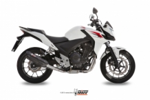Mivv Suono RVS Black Slip-on Einddemper met E-keur Honda CB 500 X 2013 > 2015