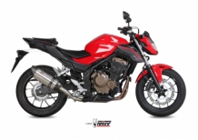 Mivv Suono RVS Slip-on Einddemper met E-keur Honda CB 500 F 2016 > 2018