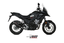 Mivv Suono RVS Black Slip-on Einddemper met E-keur Honda CB 500 X 2017 > 2020