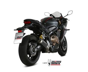 Mivv MK3 Carbon Volledig uitlaatsysteem zonder E-keur Honda CBR 650 R - CB 650 R 2019 - 2023