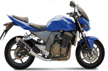 Mivv GP RVS Black Slip-on Einddemper met E-keur Kawasaki Z 750 2004 > 2006