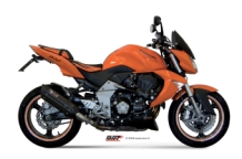 2x Mivv Suono RVS Black Slip-on Einddempers (L+R) met E-keur Kawasaki Z 1000 2007 > 2009