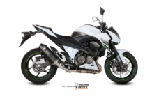 Mivv Speed Edge RVS Black Slip-on Einddemper met E-keur Kawasaki Z 800 E 2013 > 2016