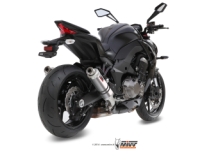 2x Mivv GP Titanium Slip-on Einddempers (L+R) met E-keur Kawasaki Z 1000 2014 > 2020