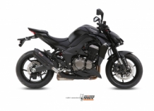 Mivv Suono RVS Black Slip-on Dubbele Einddemper (L+R) met E-keur Kawasaki Z 1000 2014 > 2020