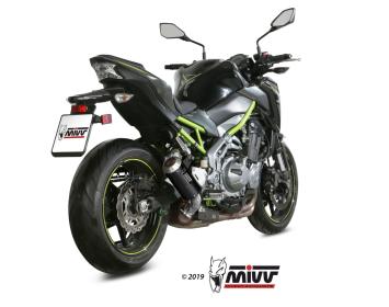 Mivv MK3 Carbon Slip-on Einddemper met E-keur Kawasaki Z900 A2 Model 2017 > 2024