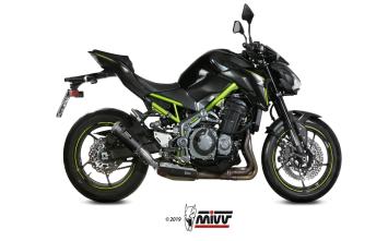 Mivv MK3 Carbon Slip-on Einddemper met E-keur Kawasaki Z900 A2 Model 2017 > 2024