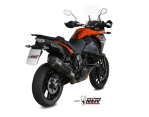 Mivv Speed Edge RVS Black Slip-on Einddemper met E-keur KTM 1090 Adventure 2017 > 2019