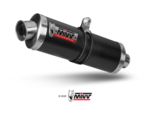 Mivv Oval Carbon Slip-on Einddemper met E-keur Suzuki GSF 600 Bandit 1995 > 2004