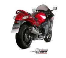 Mivv Delta Race Full Titanium Compleet 4in2in1 Uitlaatsysteem zonder E-keur Suzuki GSX-R 1300 Hayabusa 2008 > 2017