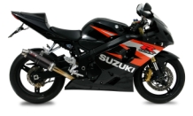 Mivv GP RVS Black Bolt-on Einddemper met E-keur Suzuki GSX-R 600 2004 > 2005