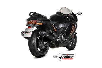 Mivv Speed Edge Titanium Black EInddemper Paar (L+R) met E-keur Suzuki GSX-R 1300 Hayabusa 2025 -2026