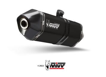 Mivv Speed Edge Titanium Black EInddemper Paar (L+R) met E-keur Suzuki GSX-R 1300 Hayabusa 2025 -2026