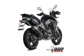 Mivv Speed Edge RVS Black Einddemper met E-keur Suzuki V-Strom 800 SE / DE 2023 - 2026
