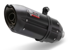 Mivv Suono RVS Black Compleet Uitlaatsysteem met E-keur KTM 200 Duke 2012 > 2014