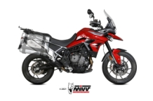 Mivv Speed Edge RVS Slip-on Einddemper met E-keur Triumph Tiger 900 / GT / Pro / Rally 2021 > 2024