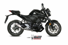 Mivv MK3 RVS Compleet Uitlaatsysteem zonder E-keur Yamaha MT03 2016 > 2022
