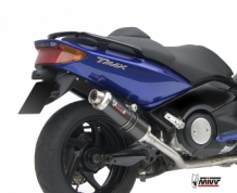 Mivv GP Carbon Compleet 2-1 Uitlaatsysteem met E-keur Yamaha T-MAX 500 2001 > 2007