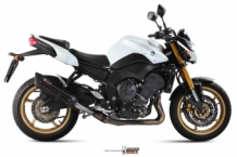 Mivv Suono RVS Black Slip-on Einddemper met E-keur Yamaha FZ8 - Fazer 2010 > 2016