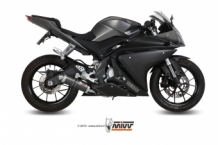 Mivv GP Carbon Compleet Uitlaatsysteem met E-keur Yamaha YZF R125 2014 > 2018
