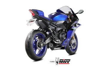 Mivv X-M5 Volledig Uitlaatsysteem zwart RVS zonder E-keur Yamaha MT-09 / SP / FZ-09 2025 - 2026 , R9 2025 - 2026, XSR 900 2025 - 2026