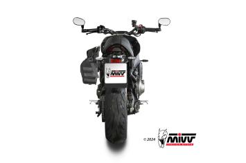 Mivv X-M5 Volledig Uitlaatsysteem zwart RVS zonder E-keur Yamaha MT-09 / SP / FZ-09 2024 -> , R9 2025 ->, XSR 900 / 900 GP 2022 ->