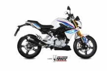 Mivv Delta Race RVS Black Compleet Uitlaatsysteem met E-keur BMW G 310 R 2018 > 2024