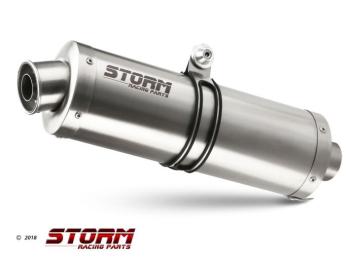 Storm By Mivv Oval RVS Slip-on Einddemper met E-keur Honda CBR 600 F 2001 > 2010