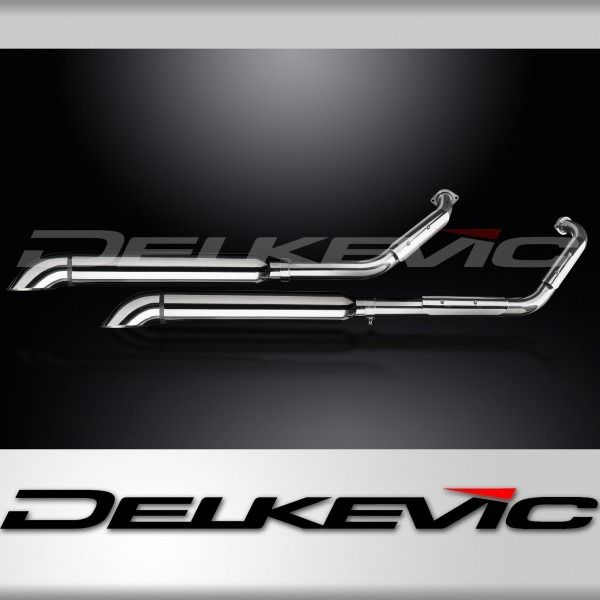 Delkevic COM39B5 volledig systeem Turn Out RVS 550mm - Suzuki VL800 Intruder Volusia (2001-2016)