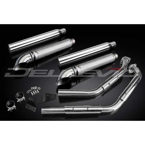 Delkevic COM39B5 volledig systeem Turn Out RVS 550mm - Suzuki VL800 Intruder Volusia (2001-2016)