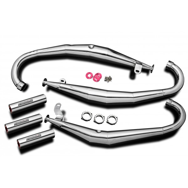 Uitlaten Suzuki GT750 1974-1977 verchroomd GT 750 (L/M/A/B Models)