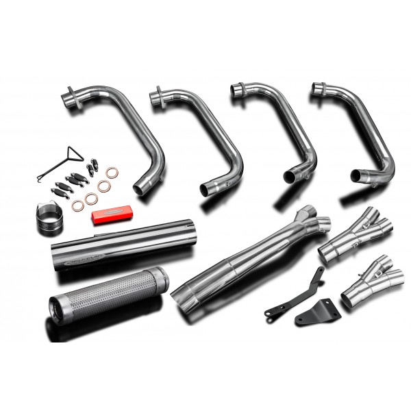 Delkevic volledig systeem HONDA CB750F2 92-01 NIGHTHAWK 91-02 4-1 RVS STRAIGHT CAN