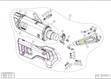 Akrapovic Slip-on Line Titanium Einddemper met E-keur Ducati Multistrada 1260 / S 2018 > 2020