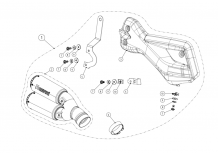 Akrapovic Slip-On Line Titanium Einddemper met E-keur Ducati Multistrada 1260 Enduro 2019 > 2020