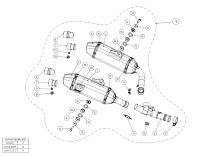 Akrapovic Slip-on Line Titanium Einddemper zonder E-keur Honda CRF 250 R / RX 2016 - 2017